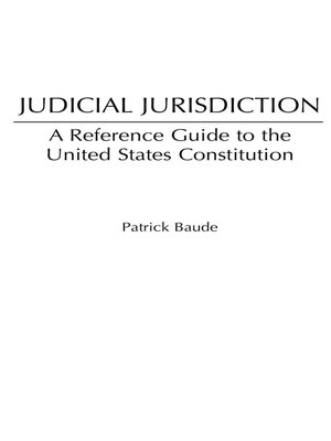 cover image of Judicial Jurisdiction